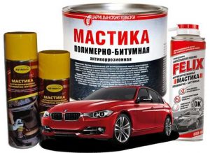 Мастика для порогов авто